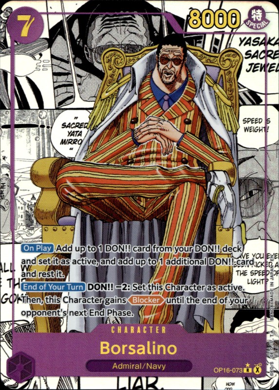 Borsalino #OP16-073 Manga Alternate Art