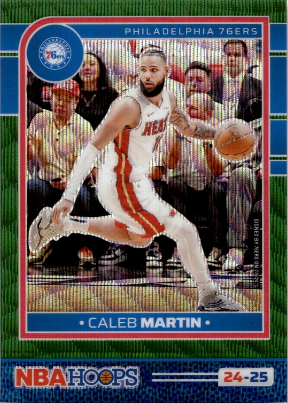 #75 Caleb Martin Wave Green Prizms Premium 17/25