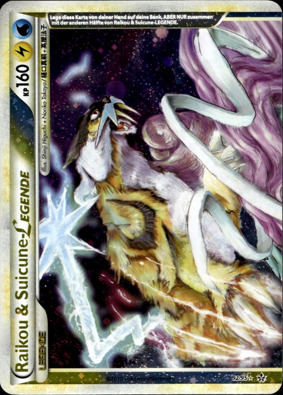 RAIKOU & SUICUNE LEGENDE #92/95
