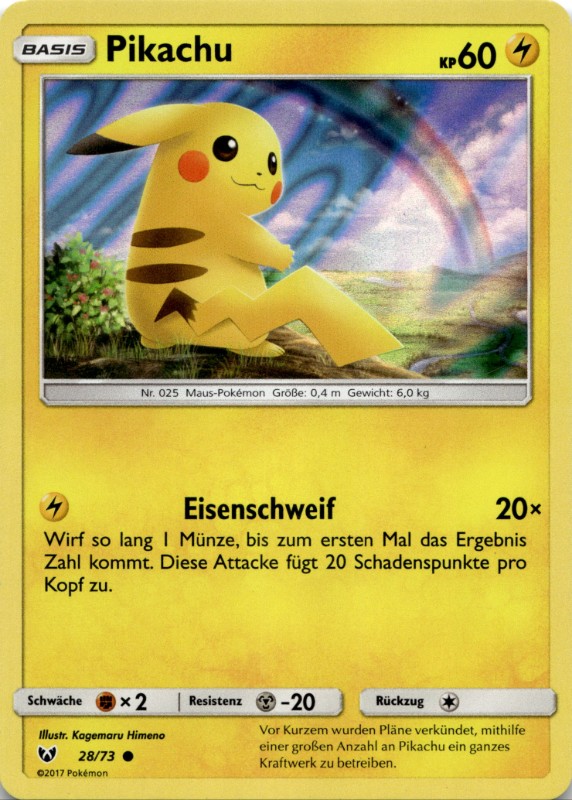 Pikachu Holo #28/73
