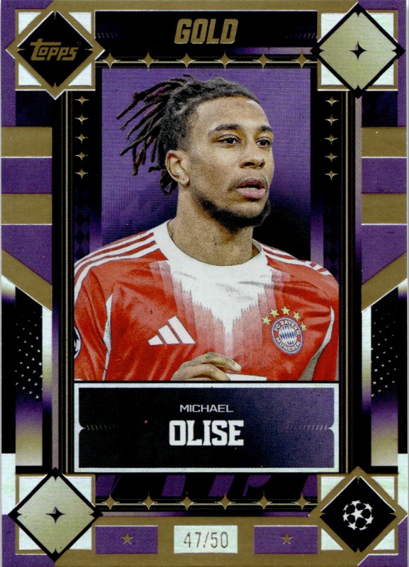 #Michael Olise - Gold Purple 47/50