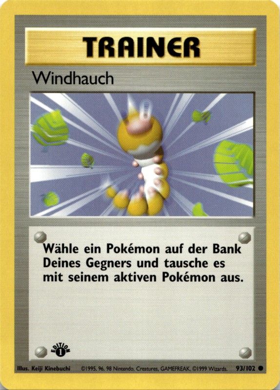 Windhauch #93/102 1ST EDITION