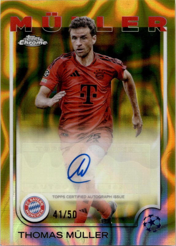 #CA-TM Thomas Müller Gold Lava 41/50 Autograph