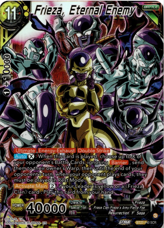 Frieza, Eternal Enemy #BT27-140 SCR