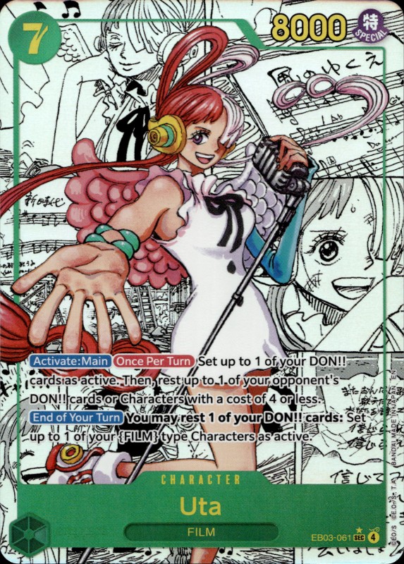 UTA #EB03-061 Manga Alternate Art