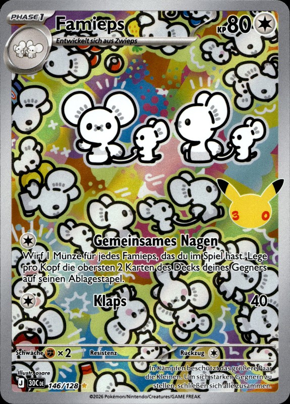 Famieps #146/128 Illustration Rare