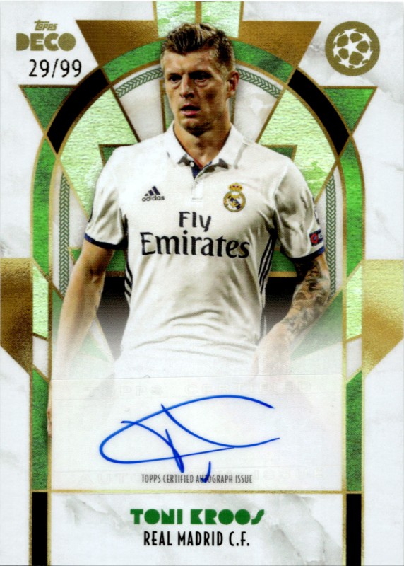 #Toni Kroos Legends Green 29/99 Autograph