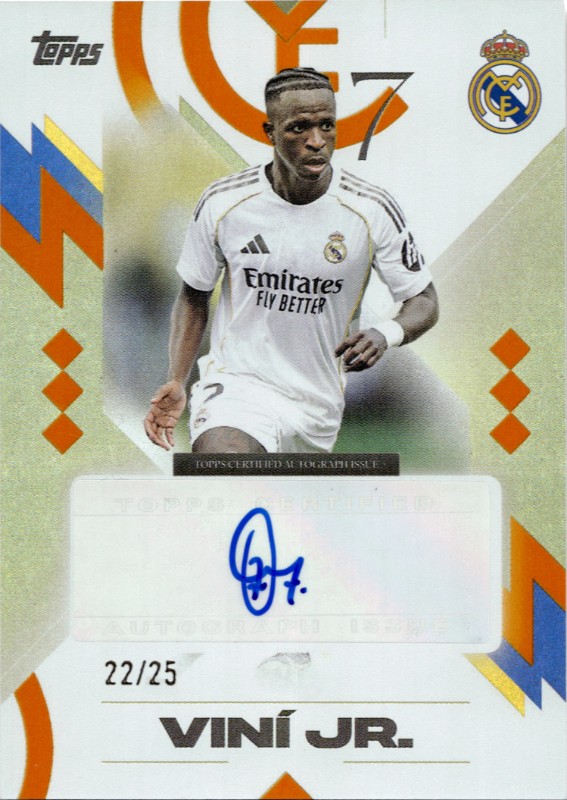 #LB-VJ Viní Jr. Orange 22/25 Los Blancos Autograph