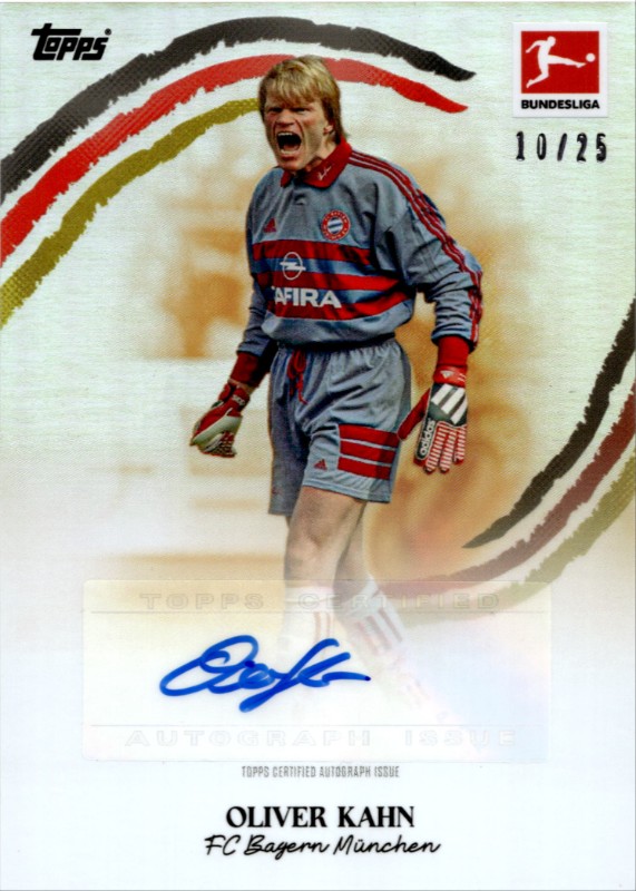 #Oliver Kahn German Legends XI Autograph 10/25