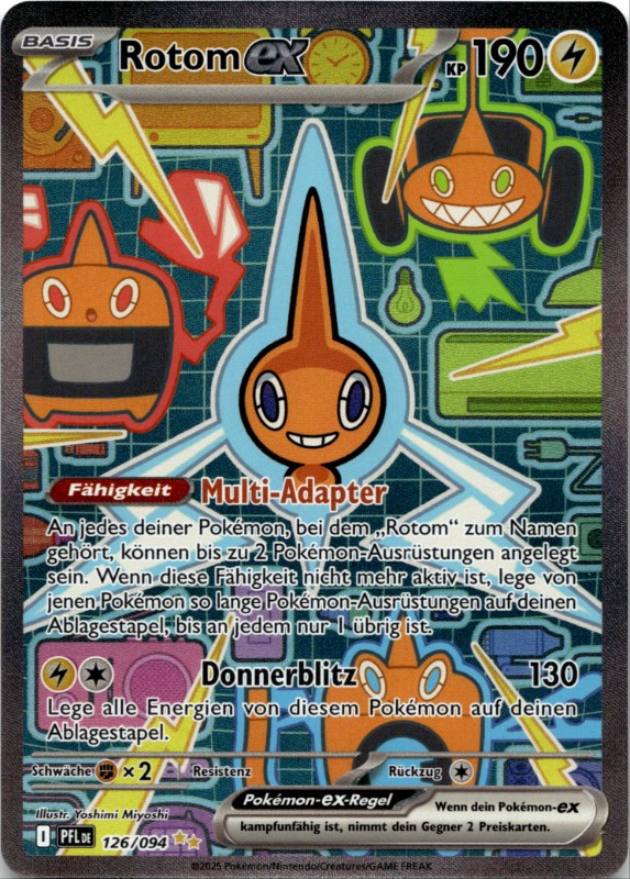 Rotom ex #126/094 Special Illustration Rare