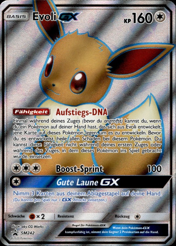 Evoli GX #SM242 Black Star Promo