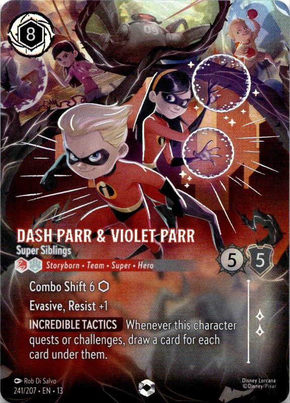 Dash Parr & Violet Parr Enchanted #241/207