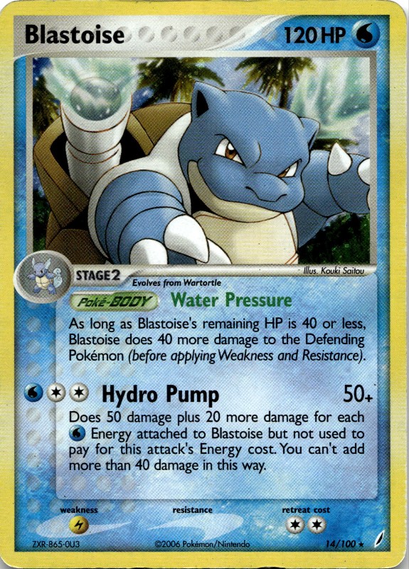 Blastoise Holo #14/100
