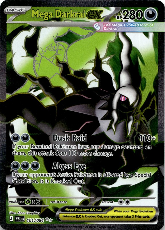 Mega Darkrai ex #101/084