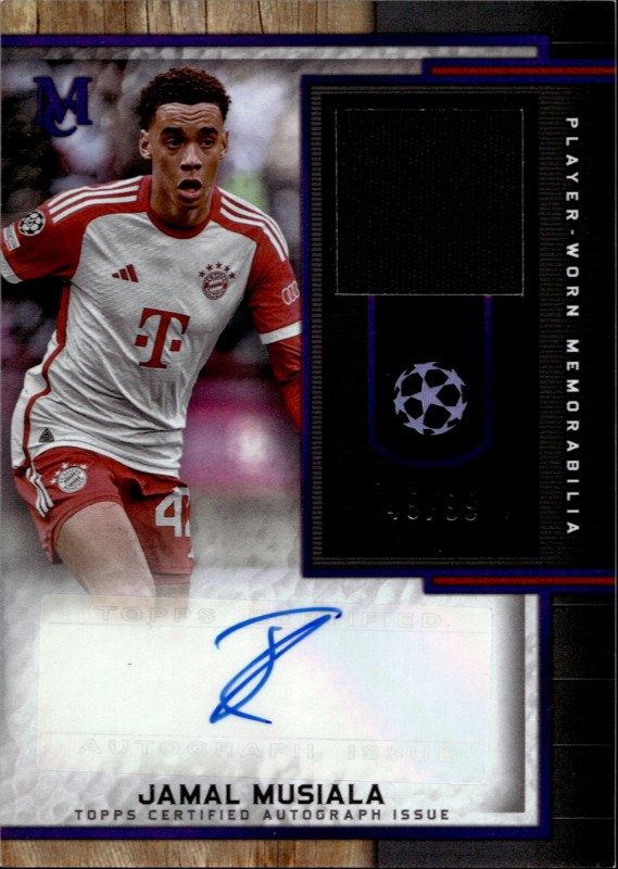 #MAR-JM Jamal Musiala Amethyst 49/99 Museum Autograph Relics