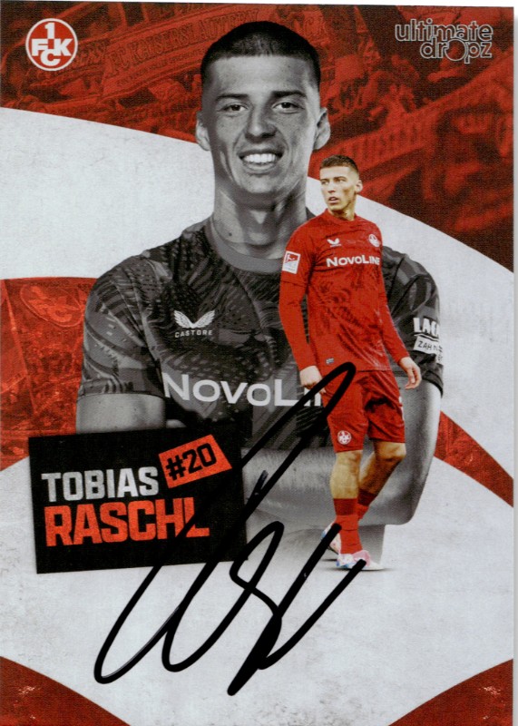 #20 Tobias Raschl On Card Signature Red 41/70