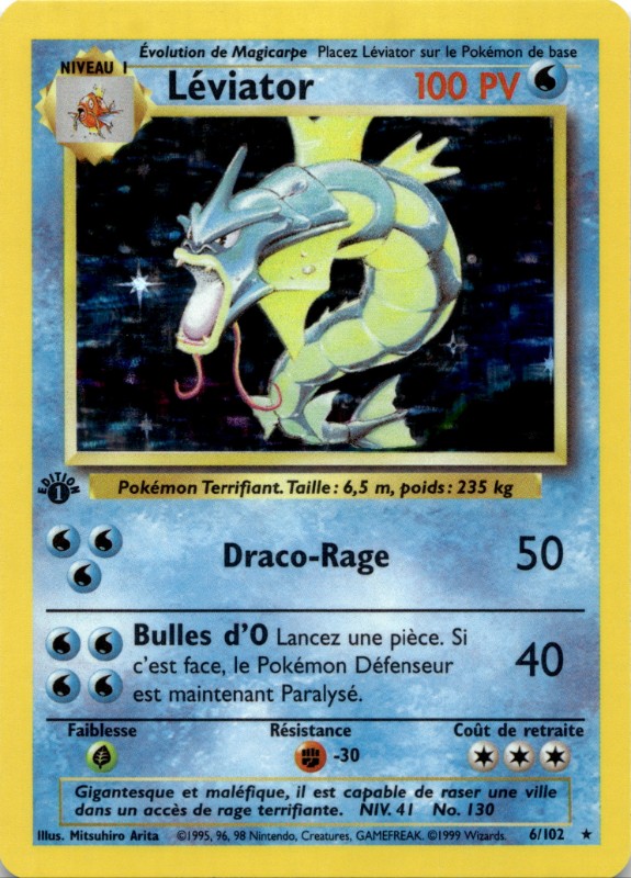 Leviator HOLO #6/102 1ST Edition