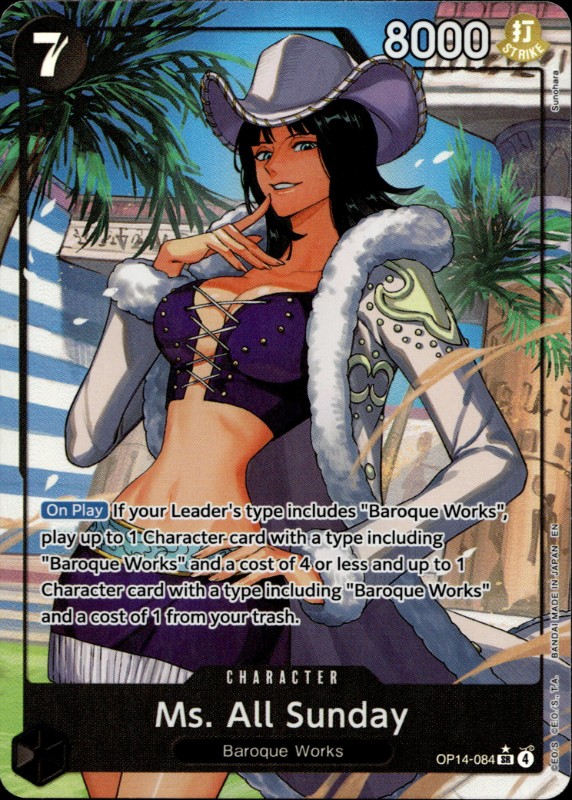 Ms. All Sunday #OP14-084 Alternate Art