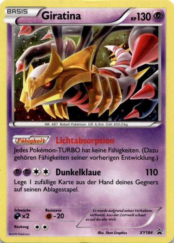 Giratina Holo #XY184 Black Star Promo
