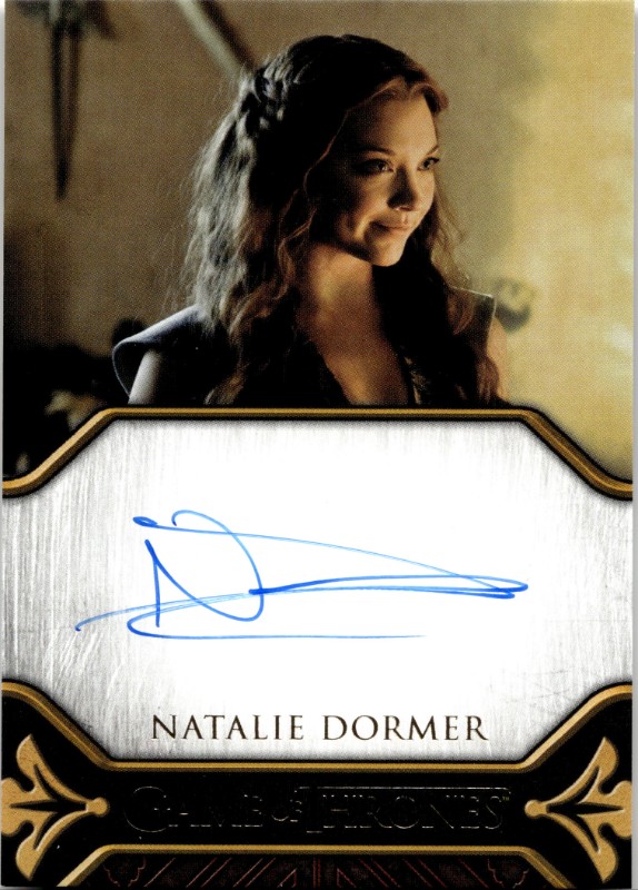 #Natalie Dormer as Margaery Tyrell Legacy Autographs