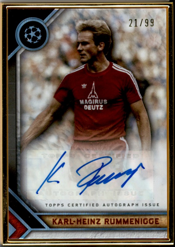 #FA-KHR Karl-Heinz Rummenigge 21/99 Framed Autographs