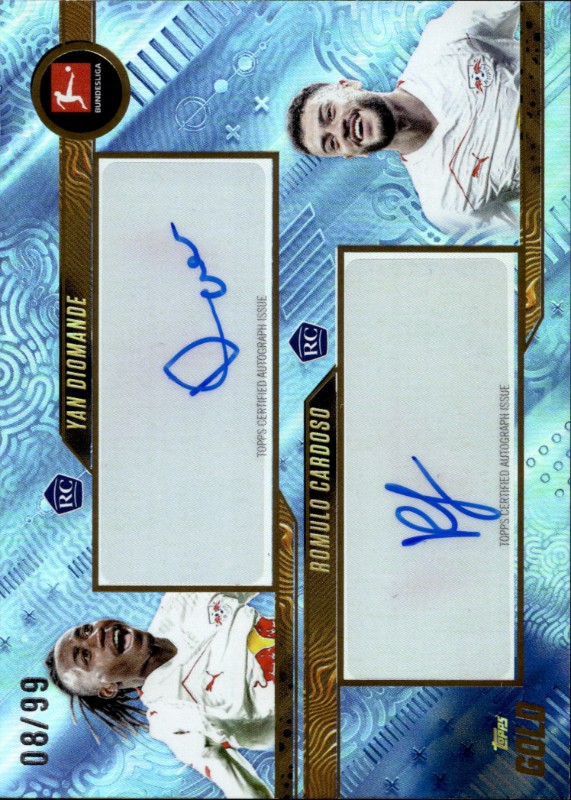 #Rômulo Cardoso RC / Yan Diomande RC Blue 08/99 Dual Autographs