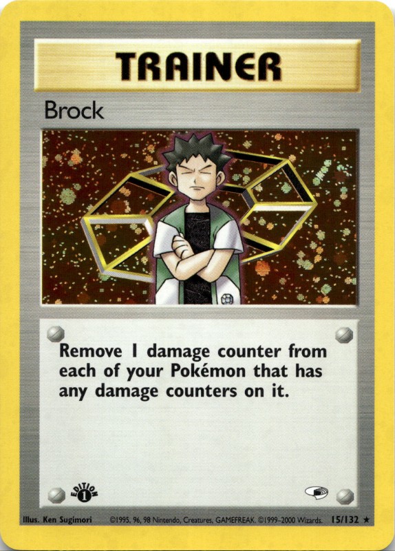 Brock Holo #15/132 1ST Edition
