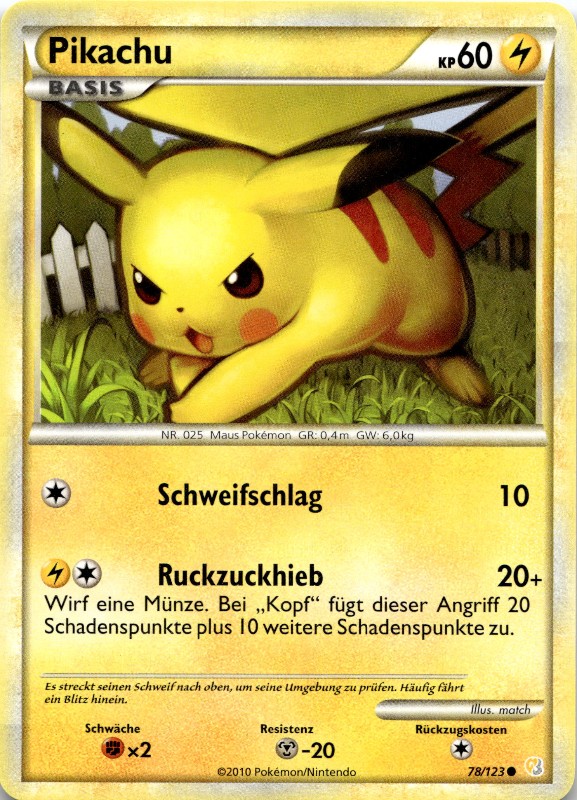 Pikachu #78/123