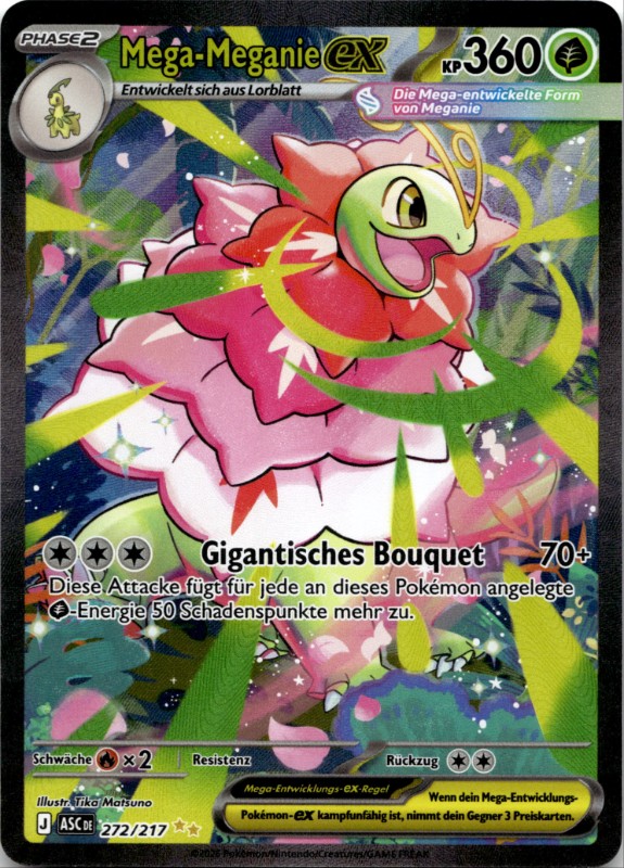 Mega-Meganie ex #272/217 Special Illustration Rare