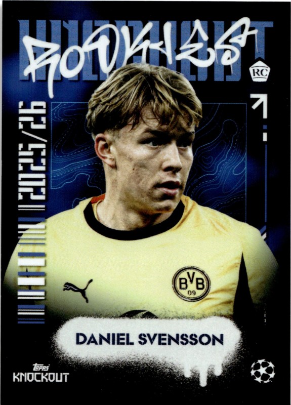 #Daniel Svensson RC Blue 17/99 Rookies