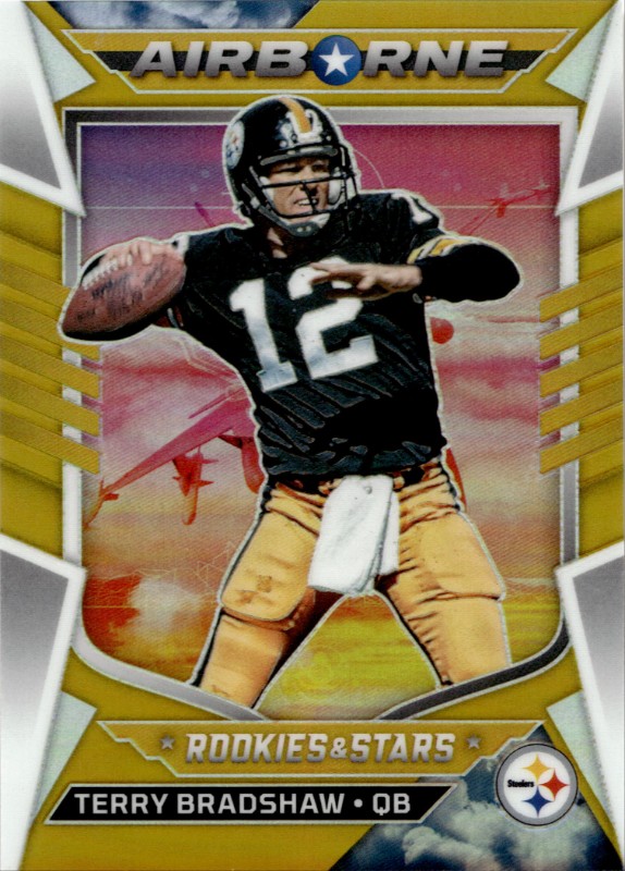 #AI-26 Terry Bradshaw Gold 06/10 Airborne Silver