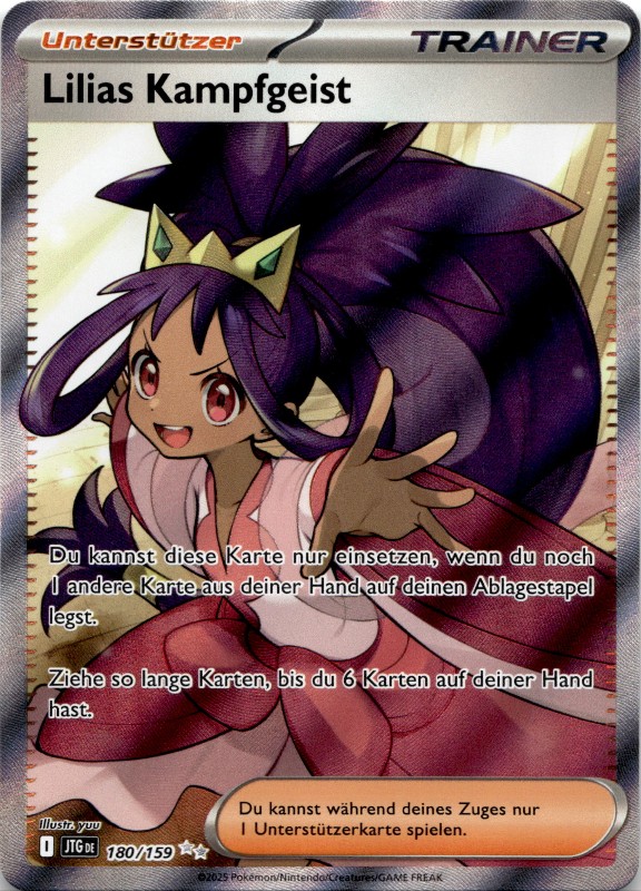 Lilias Kampfgeist #180/159 Ultra Rare