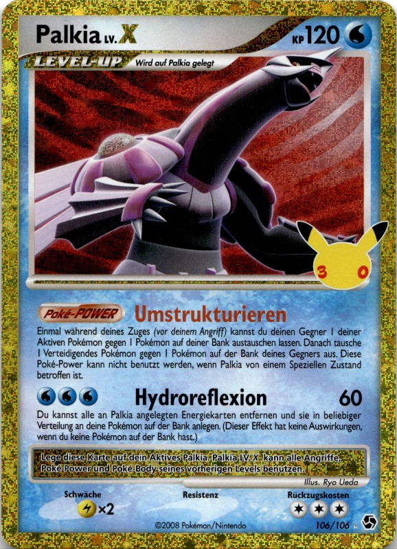 Palkia LV.X 30TH #106/106