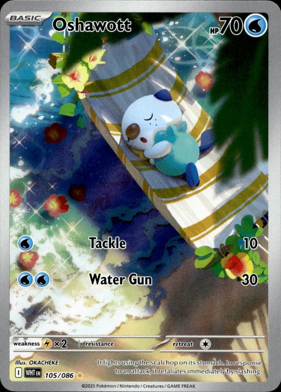 Oshawott #105/086 Illustration Rare