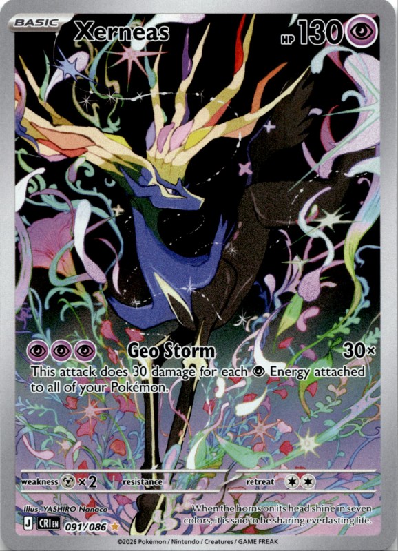 Xerneas #091/086 Illustration Rare