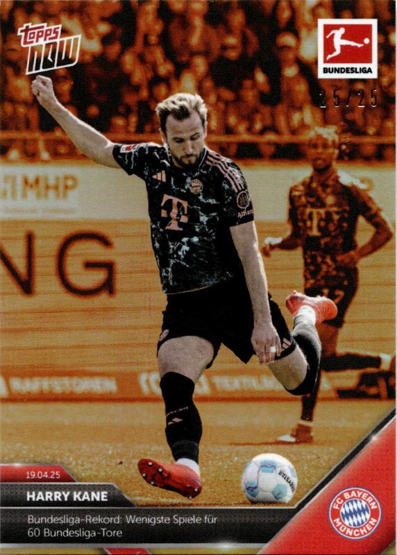 #167 Harry Kane 25/25 Orange Foil