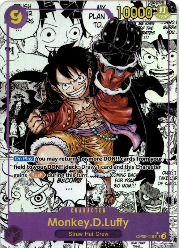 Monkey.D.Luffy #OP09-119 MANGA ALT ART