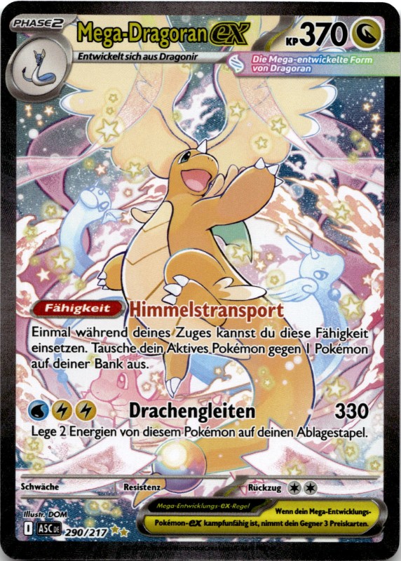 Mega-Dragoran ex #290/217 Special Illustration Rare