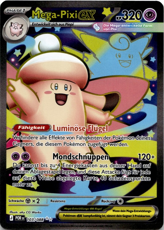 Mega-Pixi ex #103/088 Ultra Rare