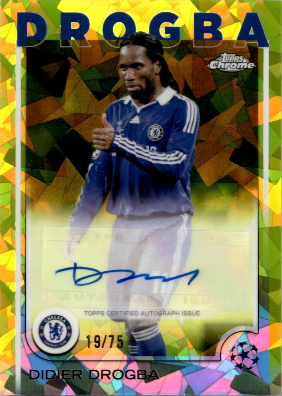 #CA-DD Didier Drogba 19/75 Autograph