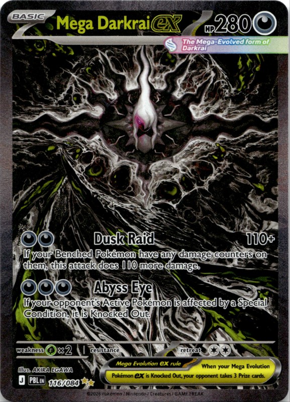 Mega Darkrai ex #116/084 Special Illustration Rare