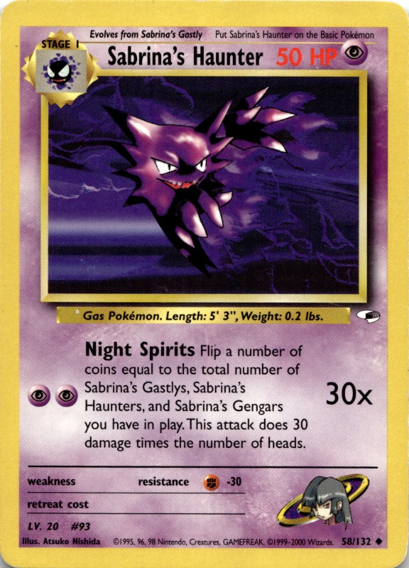 Sabrina's Haunter #58/132