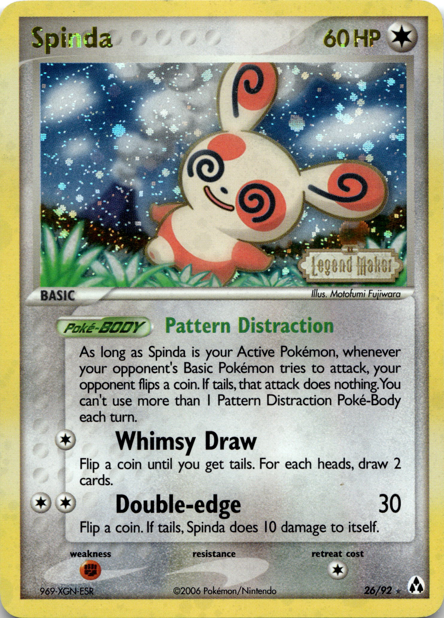 Spinda Reverse Foil #26/92 Stamp