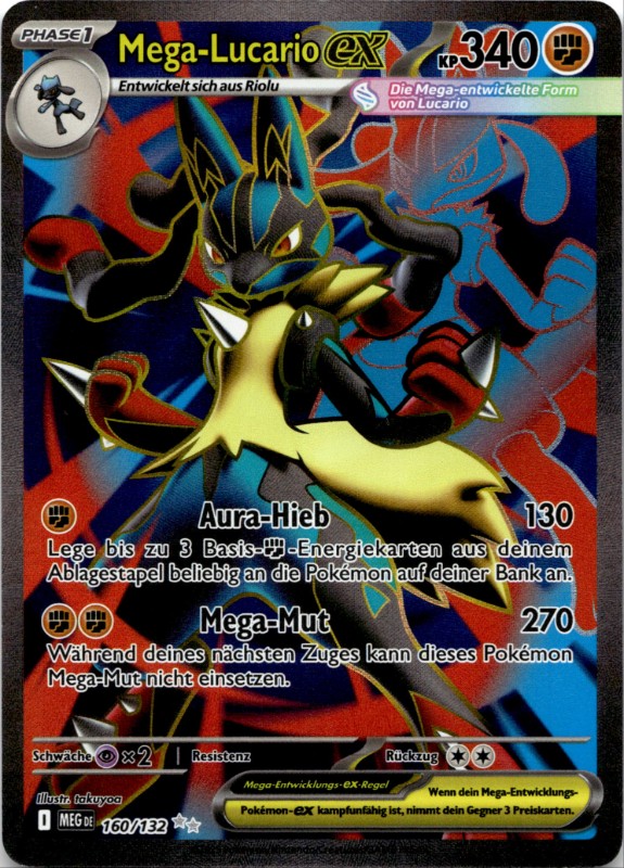 Mega-Lucario #160/132 Super Rare