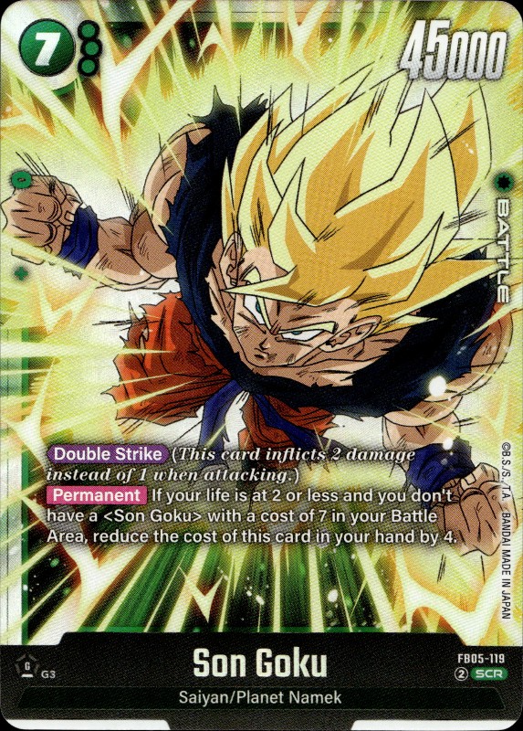 Son Goku #FB05-119 SCR Alternate Art
