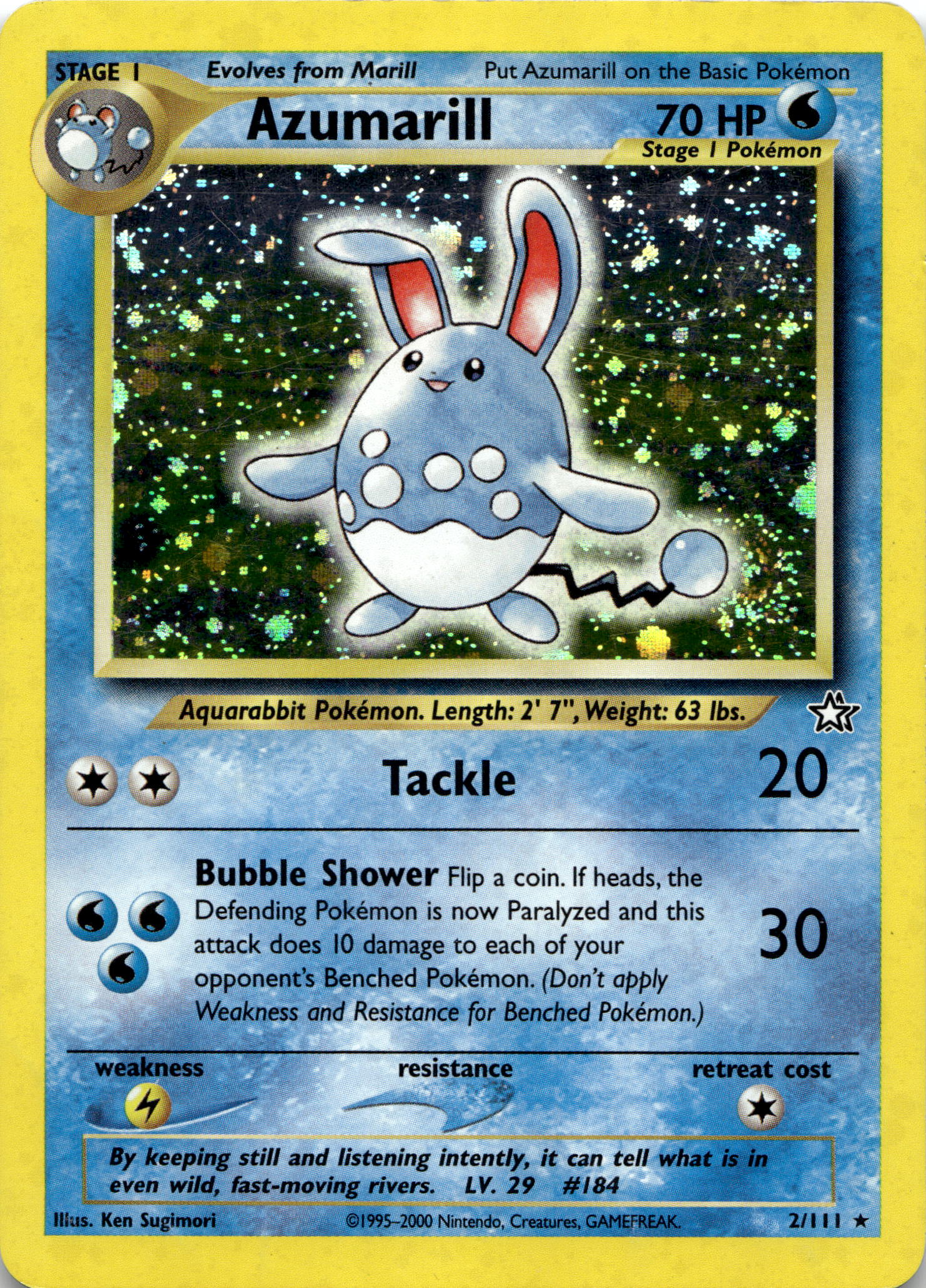 Azumarill Holo #2/111