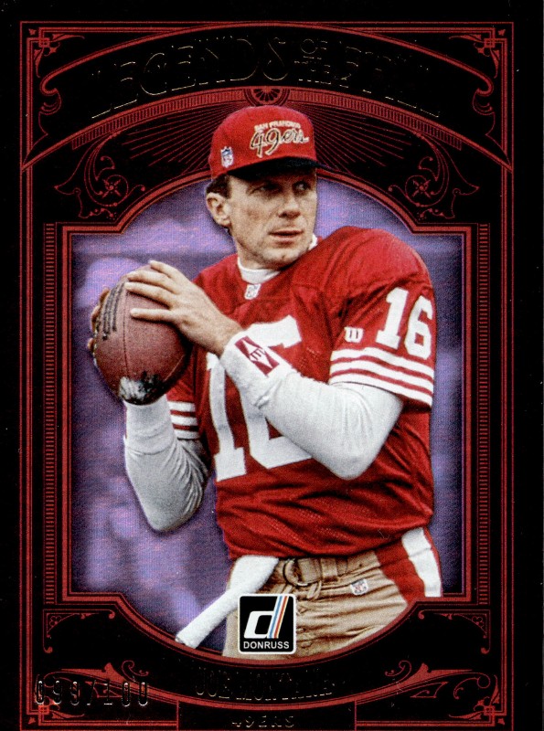 #LF-JM 2 Joe Montana Legends of the Fall Holo 099/100