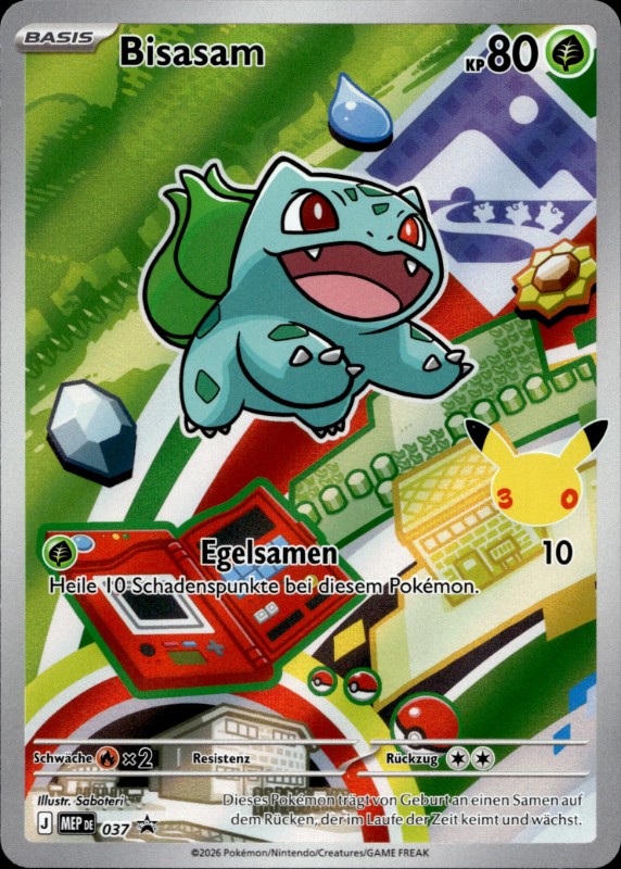 Bisasam #037 Black Star Promo