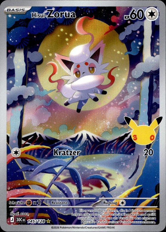 Hisui-Zorua #145/128 Illustration Rare