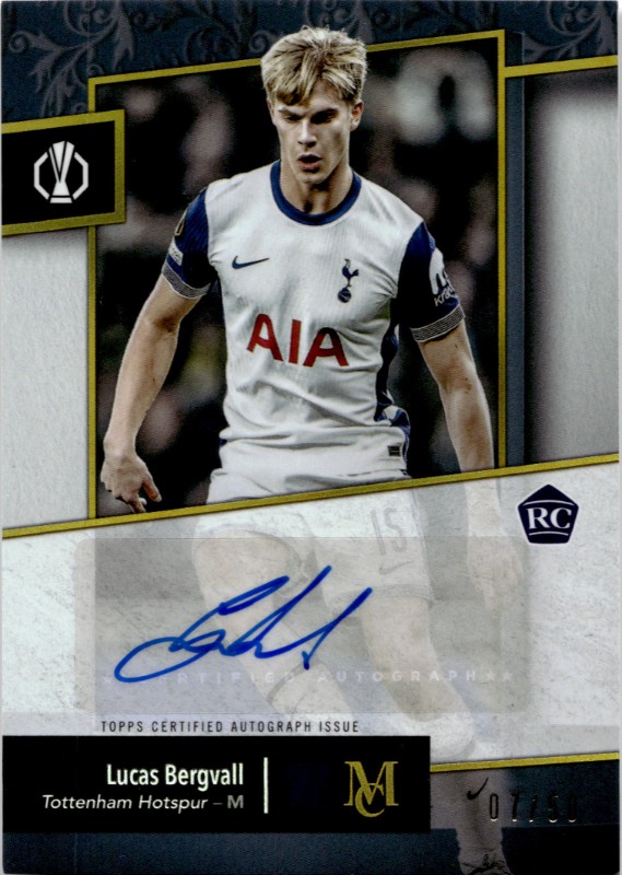 #AA-LB2 Lucas Bergvall RC Gold 07/50 Archival Autograph